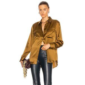 NWT Equipment Signature Top in Breen size XS